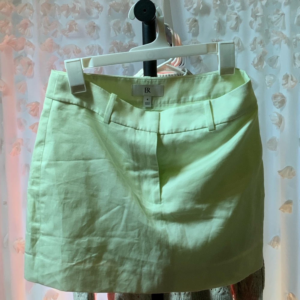 Banana Republic Pastel Green Skirt
